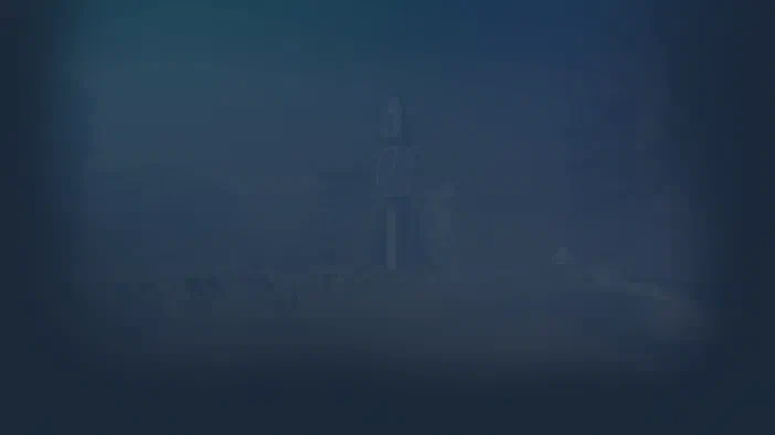 Fond d'écran sombre et brumeux du jeu vidéo The Planet Crafter sur Steam.