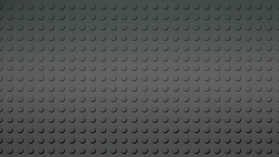 LEGO® Jurassic World Fond d'écran gris avec des motifs de briques LEGO.