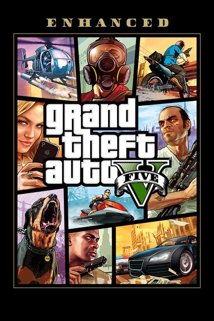 Couverture de Grand Theft Auto V Enhanced